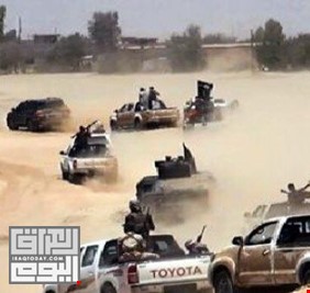 هروب جماعي لعناصر داعش مع عوائلهم من مدينة عنه