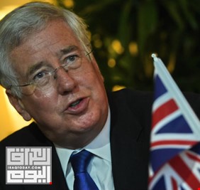 وزير الدفاع البريطاني في بغداد