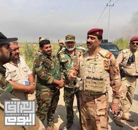 بالفيديو كيف يتحدث أحد قادة الجيش العراقي عن الحشد الشعبي في معركة تحرير عكاشات ؟