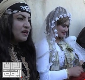 أول حفل زفاف في الرقة بعد طرد 