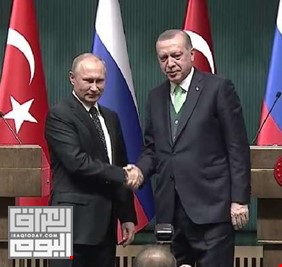 بوتين وأردوغان يبحثان سوريا والقدس و