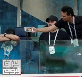 نقل الأسطورة دييغو مارادونا إلى المستشفى بعد مباراة الأرجنتين ونيجيريا