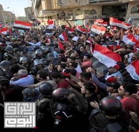 90 مصاب في تظاهرات الناصرية جنوب العراق