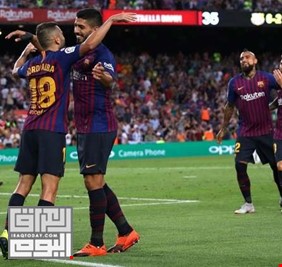 برشلونة يمطر شباك ضيفه هويسكا بالأهداف
