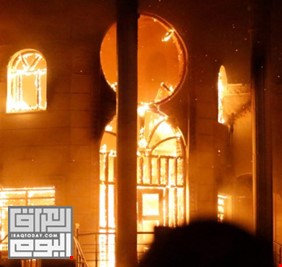 بالتفاصيل .. معلومات خطيرة عن حريق القنصلية الايرانية والحشد الشعبي