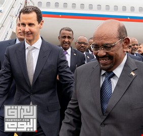 الرئيس السوري بشار الأسد يستقبل نظيره السوداني عمر البشير في دمشق