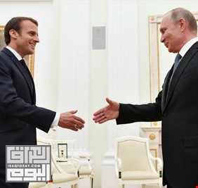 بوتين يبحث مع ماكرون تسوية الأزمة السورية