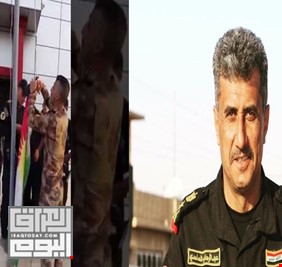 مكافحة الارهاب بقيادة الفريق عبد الوهاب الساعدي تنزل اعلام كردستان في كركوك، والاتحاد الوطني يحذر عبد المهدي !