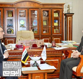 وزير الاتصالات يستقبل سفير جمهورية ارمينيا في بغداد ويبحث معه افاق التعاون المشترك