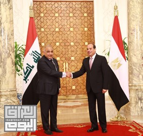 عبدالمهدي من مصر : العراق يتعاون مع الجميع ويرفض سياسة المحاور