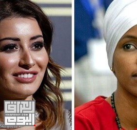 مشادة بين ملكة جمال العراق وإلهان عمر بسبب 