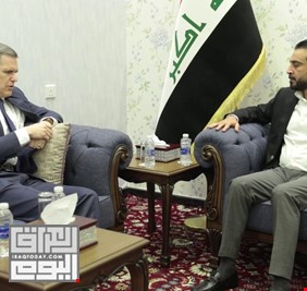 لقاء رئيس البرلمان محمد الحلبوسي مع سفير الولايات المتحدة الأميركية لدى العراق السيد ماثيو تولر