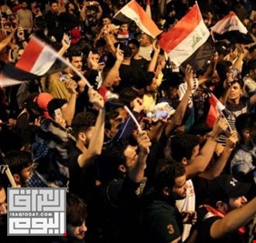 بالفيديو هتاف عالي ينطلق من ساحة التحرير الان: ألعن أبو البعثية