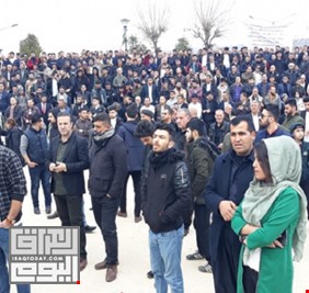 استمرار التظاهرات في السليمانية وسلطات أربيل ترفض منح المتظاهرين إجازة تظاهر