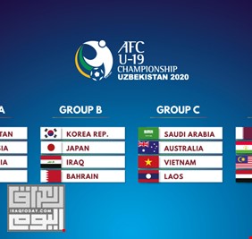 العراق يواجه هذه المنتخبات.. نتائج قرعة كأس آسيا للشباب 2020