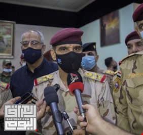 رئيس اركان الجيش في كربلاء ويعقد مؤتمرا امنيا بالعتبة الحسينية بخصوص زيارة الاربعين