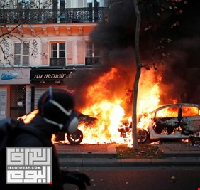 فرنسا.. إصابة أكثر من 60 شرطيا واعتقال عشرات المتظاهرين في الاحتجاجات ضد قانون 