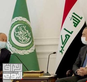 الكاظمي يبلغ الأمين العام للجامعة العربية موقف العراق من عودة سوريا .. والوضع في لبنان واليمن
