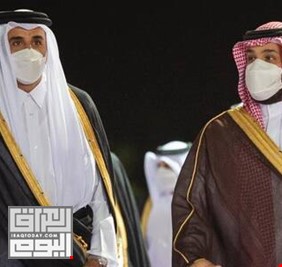 بن سلمان يستقبل تميم بن حمد في السعودية