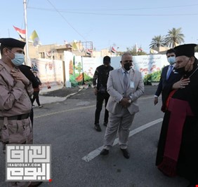 بالصور .. استجابة لطلب عوائل مسيحية في بغداد .. القوات العراقية تفك 