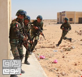 الجيش المصري يستعد قتاليا بالذخيرة الحية