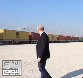 بعد انقطاع 10 سنوات .. الحرارة تدب في خط بغداد - نينوى .. وأول قطار بضائع يصل محطة الموصل