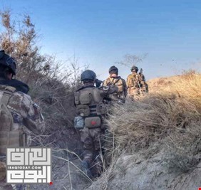 الإعلام الأمني يعلن استهداف اوكار داعشية في ديالى واعتقال 9 سوريين