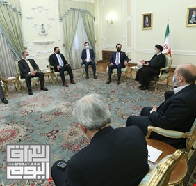 الرئيس الايراني ابراهيم رئيسي يؤكد للحلبوسي حرص بلاده على تشكيل حكومة مستقرة