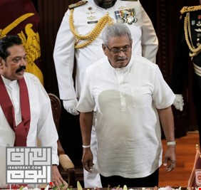 رئيس سريلانكا يوافق على تنحية شقيقه من رئاسة الحكومة
