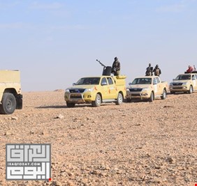 الحشد العشائري يبدأ مهمة البحث في صحراء الانبار لاعتقال فلول داعش