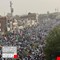صور أولية لبدء تجمع المصلين في شارع الفلاح بمدينة الصدر