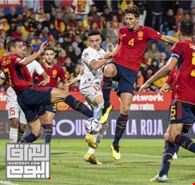سويسرا تضرب إسبانيا بثنائية في دوري الأمم الأوروبية