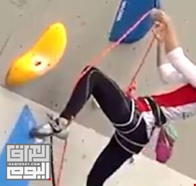 اللجنة الأولمبية الإيرانية تعلق على ظهور متسلقة بدون حجاب في بطولة بكوريا