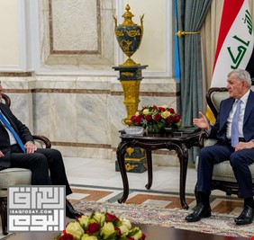 رئيس الجمهورية يلتقي وفد إقليم كردستان ويدعو لحل المشاكل مع بغداد