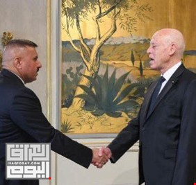 وزير الداخلية عبد الأمير الشمري يلتقي رئيس الجمهورية التونسية قيس سعيد