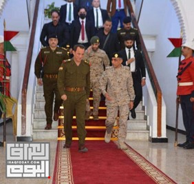 العلاق يستقبل الملحق العسكري للسفارة السعودية في العراق