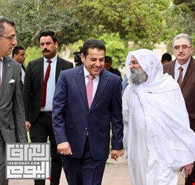 الاعرجي يلتقي رئيس الطائفة المندائية في العراق
