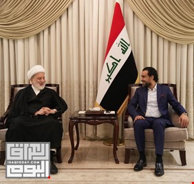 الحلبوسي يلتقي رئيس المجلس الأعلى همام حمودي لبحث ورقة الإتفاق السياسي