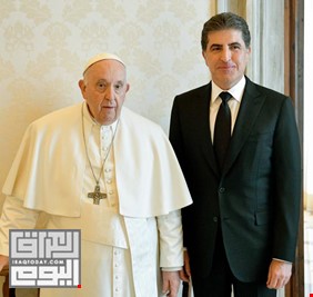البارزاني يلتقي بابا الفاتيكان