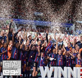 سيدات برشلونة يحرزن لقب دوري أبطال أوروبا بعد 