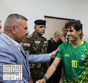 الشمري يهنئ نادي الشرطة الرياضي بعد تربعه على عرش الدوري الممتاز