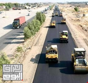 الإعمار: إنجاز 50 بالمائة من أعمال مشروع تأهيل طريق (بغداد - كركوك)