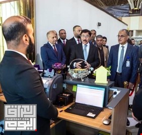 افتتاح صالة بيع الدولار في مطار بغداد الدولي