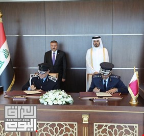 توقيع محضر ثنائي بين الجانبين العراقي والقطري برعاية وإشراف وزير الداخلية