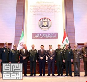 الأعرجي يستقبل رئيس هيئة الأركان العامة للقوات المسلحة الإيرانية والوفد المرافق له