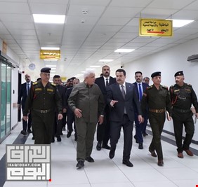 السوداني يتفقد مستشفى الحسين العسكري و العلاق باستقباله