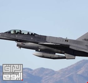 الـ F16 العراقية تغير على وادي الشاي