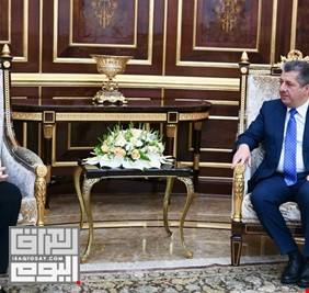 السفيرة الأمريكية في العراق تلتقي بارزاني و يؤكدان على استمرار التعاون مع بغداد