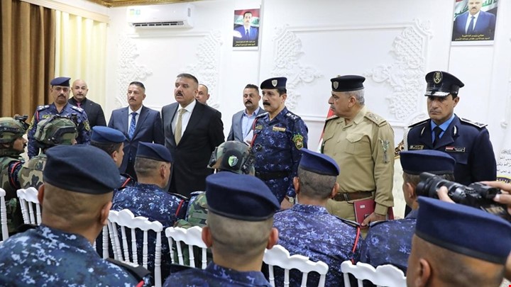 وزير الداخلية يزور قطعات الشرطة الاتحادية في ميسان