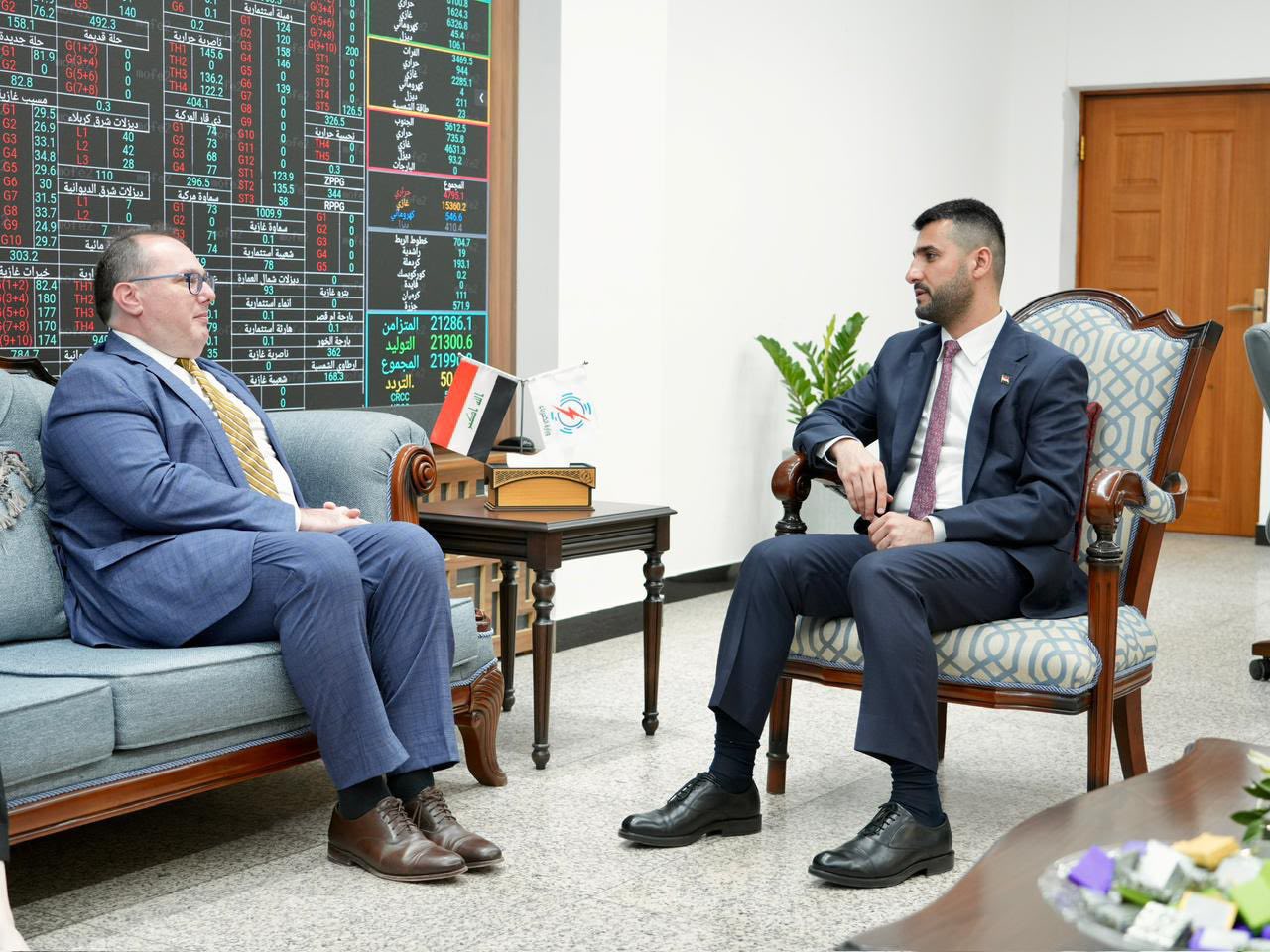 بغداد وواشنطن تبحثان تعزيز التعاون في قطاع الطاقة وتوليد الكهرباء